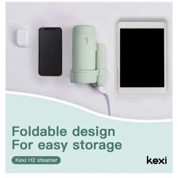 H2 Travel Garment Steamer- Mint - Picture 6 of 9